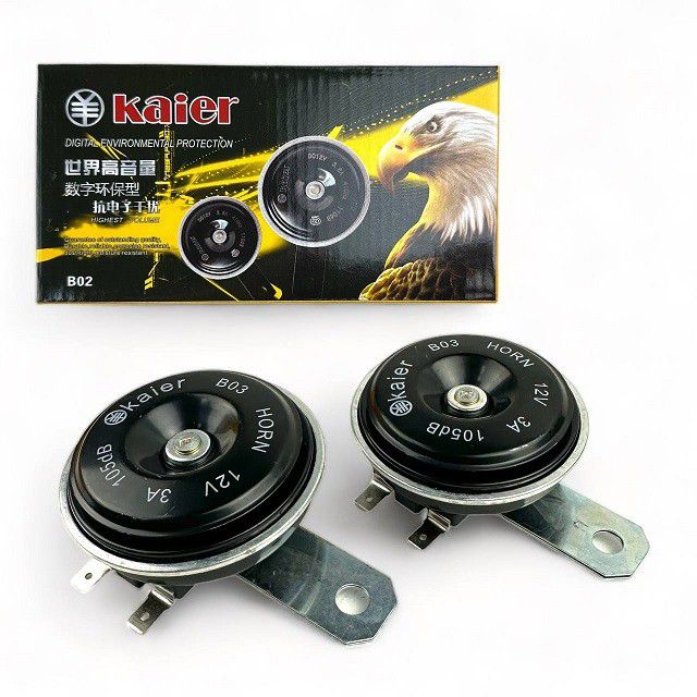 Сигнал звуковой KAIER B02 12V, звуковое давление 105 dB/50 