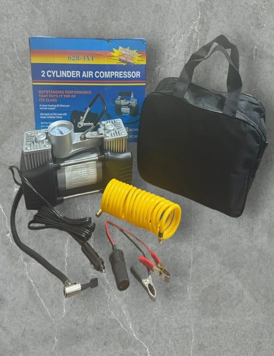 Компрессор 628 4*4, 65 л/мин двухцилиндровый 12V